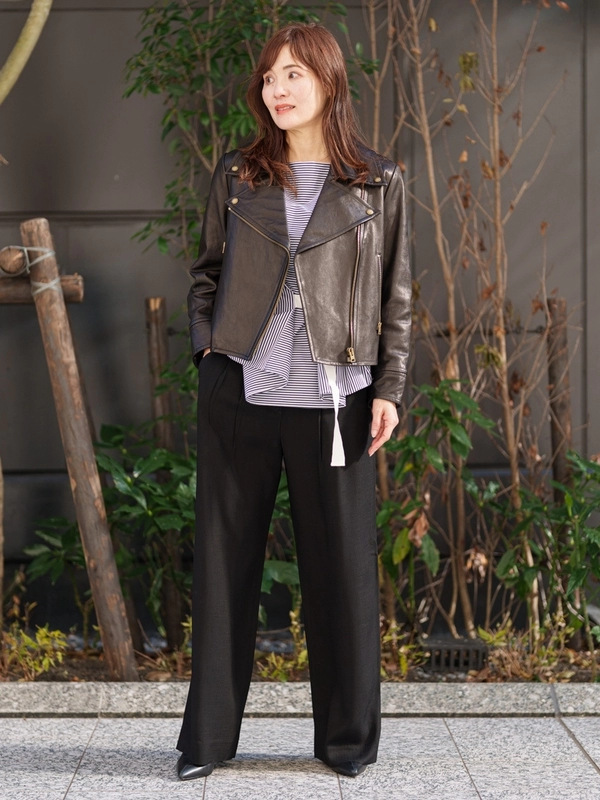 BANANA REPUBLIC公式オンラインストア | Enola レザー モトジャケット