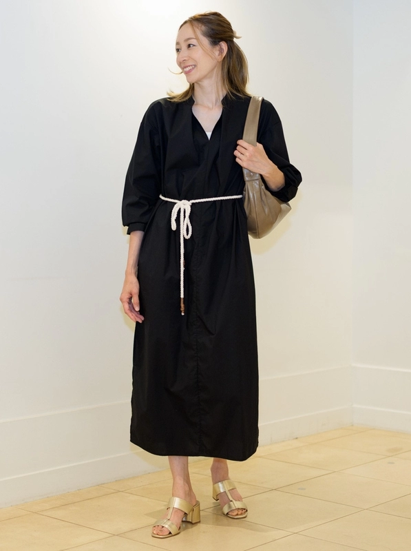 Banana Republic ★ 涼しげな着心地の一着 Voile Wrap ドレス セール】ポプリン アシンメトリー シャツドレス（ワンピース