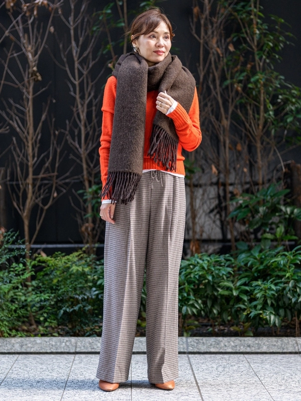 BANANA REPUBLIC オレンジ カーディガン M BANANA REPUBLIC」 ニットカーディガン M オレンジ レディース